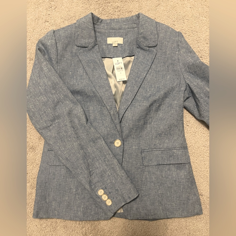 Loft Light Blue Blazer